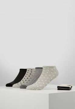 Anna Field 8PP SPOT STRIPE - Calcetines - Grey, Mujer