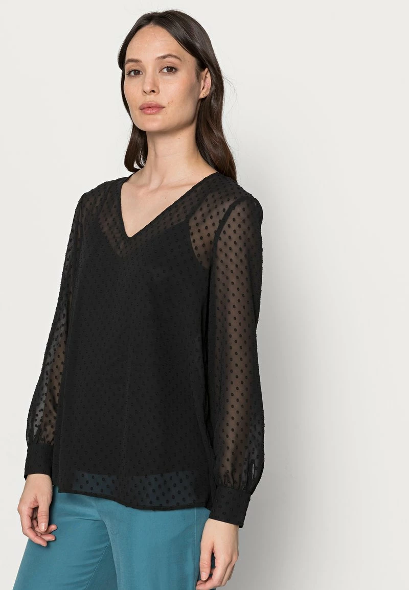 Anna Field V Neck Blouse - Blusa - Black, Mujer 6 Anna Field V Neck Blouse - Blusa - Black, Mujer - Imagen 4