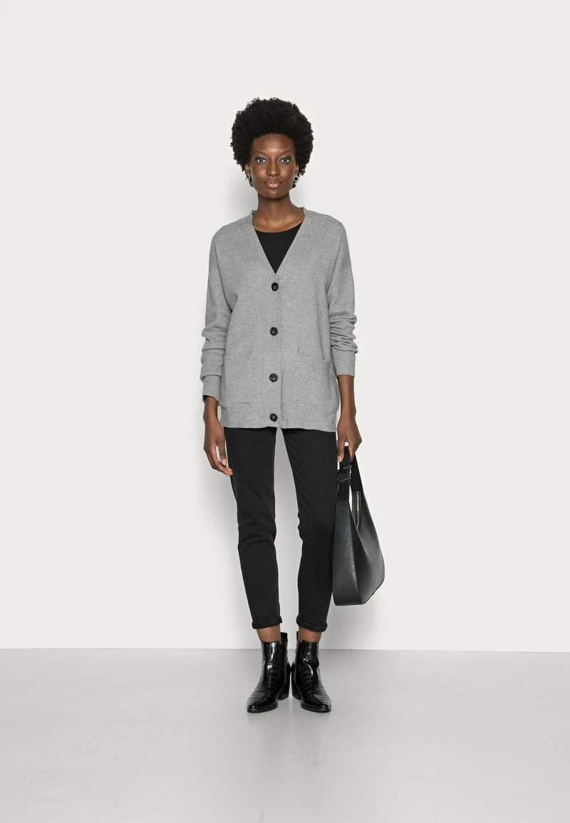 Anna Field Chaqueta De Punto - Mottled Grey, Mujer 4 Anna Field Chaqueta De Punto - Mottled Grey, Mujer - Imagen 2