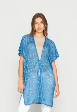 Anna Field Poncho - Blue, Mujer