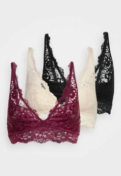 Anna Field 3PP BRALETTE - Top - Black/beige/dark Red, Mujer -ANNA FIELD Ventas 807791b3c1a94ac1b9278c65f85cb00e