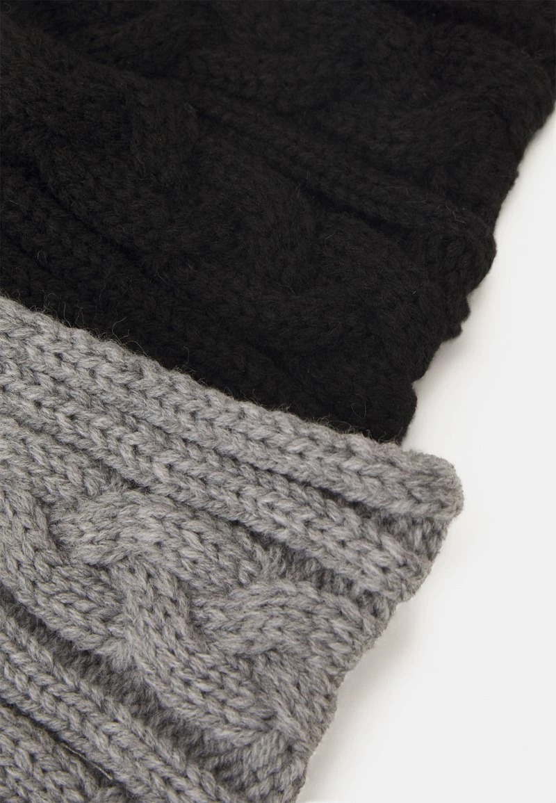 Anna Field 2 PACK - Orejeras - Black/grey, Mujer 5 Anna Field 2 PACK - Orejeras - Black/grey, Mujer - Imagen 3