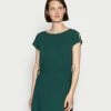 Anna Field WOVEN FIT AND FLARE DETAIL DRESS - Vestido Informal - Dark Green, Mujer -ANNA FIELD Ventas 811fd1526f8843aea23327f8bc0387d0