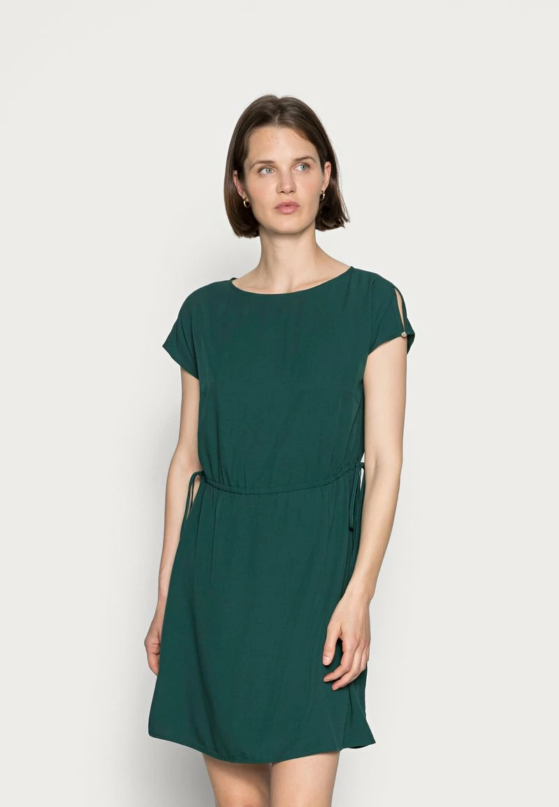 Anna Field WOVEN FIT AND FLARE DETAIL DRESS - Vestido Informal - Dark Green, Mujer 3 Anna Field WOVEN FIT AND FLARE DETAIL DRESS - Vestido Informal - Dark Green, Mujer