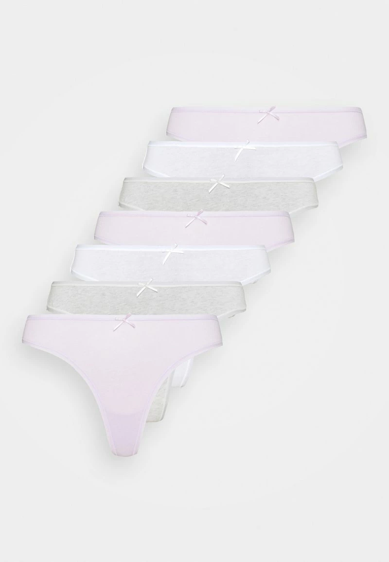 Anna Field GEORGINA 7PP THONG COTTON - Tanga - Lilac/grey/white, Mujer 8 Anna Field GEORGINA 7PP THONG COTTON - Tanga - Lilac/grey/white, Mujer - Imagen 6
