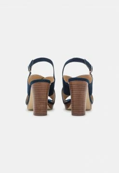 Anna Field LEATHER - Sandalias De Tacón - Dark Blue, Mujer -ANNA FIELD Ventas 83c024d669294780a1ed964b785a2029