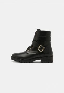 Anna Field LEATHER - Botines Con Cordones - Black, Mujer -ANNA FIELD Ventas 849b4e1bcd8e47f187122681926a9c43