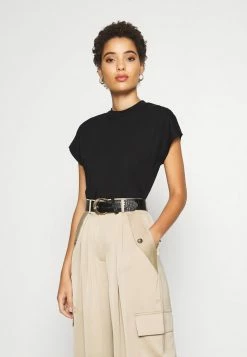 Anna Field Camiseta Básica - Black, Mujer