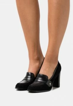 Anna Field LEATHER - Tacones - Black, Mujer