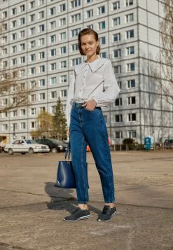 Anna Field COMFORT LEATHER - Zapatillas - Dark Blue, Mujer