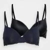 Anna Field NADINE 2PP TSHIRT BRA - Sujetador Básico - Dark Blue/black, Mujer -ANNA FIELD Ventas 8b3a06b3465141b08755049bddf03701
