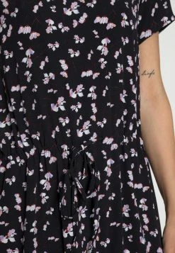 Anna Field WOVEN DRESS BASIC TUNNEL - Vestido Informal - Black/lilac, Mujer -ANNA FIELD Ventas 8c395370f582492e874d2ff1279782da