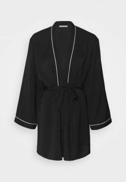 Anna Field AMANDA SATIN DRESSING GOWN - Albornoz - Black, Mujer -ANNA FIELD Ventas 8d83c445099f4342aabc07d1ce2caede
