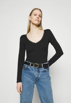 Anna Field Camiseta De Manga Larga - Black, Mujer