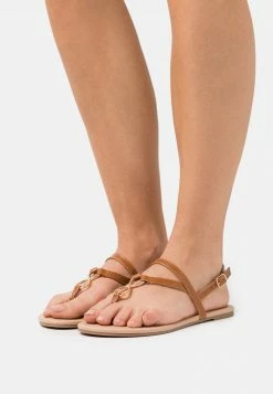 Anna Field Sandalias De Dedo - Cognac, Mujer