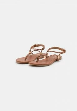 Anna Field Sandalias De Dedo - Cognac/gold, Mujer -ANNA FIELD Ventas 8e1d6ac5d8ec478886ba5afccecbc513