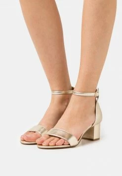 Anna Field LEATHER - Sandalias - Gold, Mujer