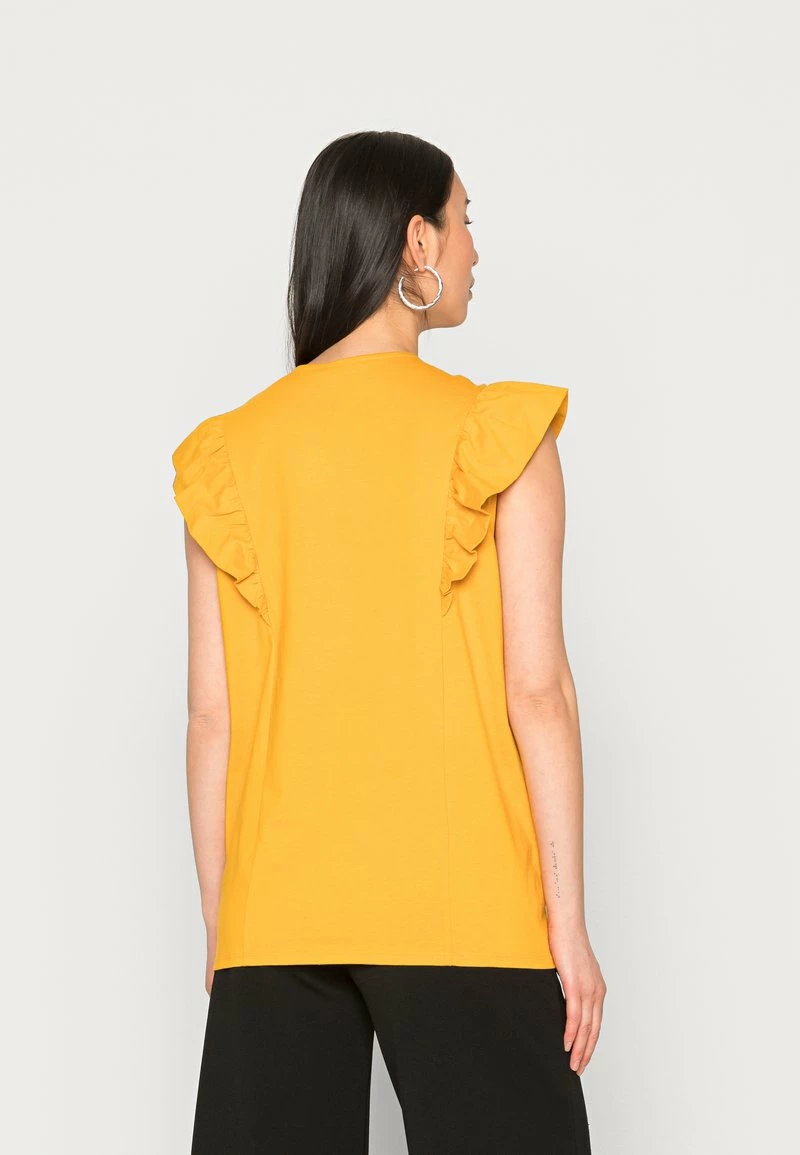 Anna Field Camiseta Básica - Dark Yellow, Mujer 5 Anna Field Camiseta Básica - Dark Yellow, Mujer - Imagen 3