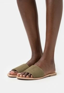 Anna Field 2 PACK - Sandalias Planas - Khaki/gold, Mujer