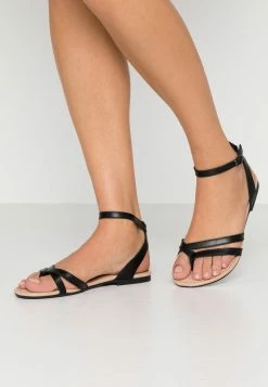 Anna Field LEATHER - Sandalias De Dedo - Black, Mujer