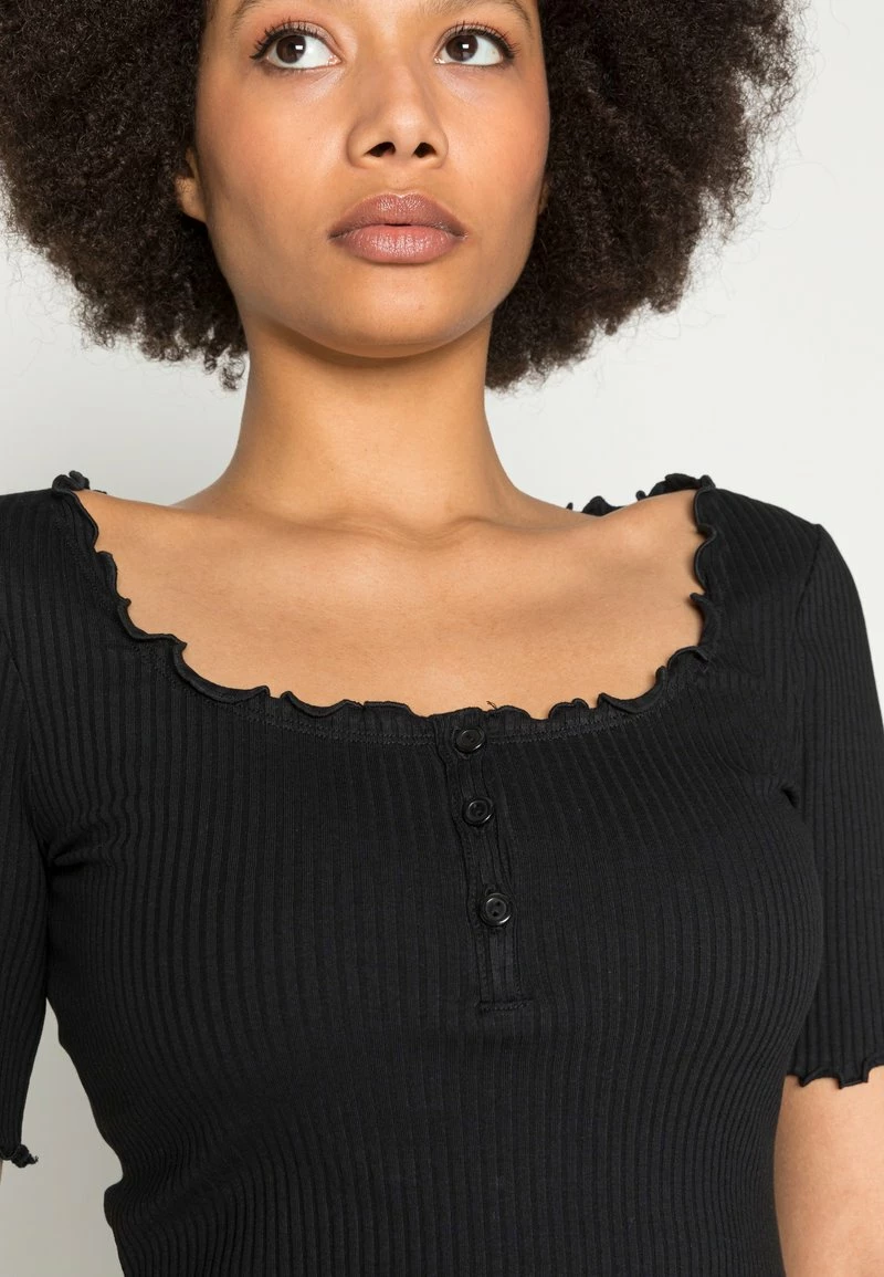 Anna Field Camiseta Básica - Black, Mujer 7 Anna Field Camiseta Básica - Black, Mujer - Imagen 5