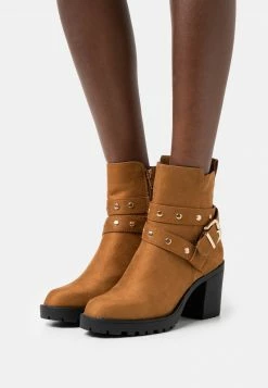 Anna Field Botines - Cognac, Mujer