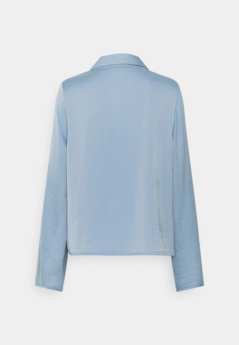 Anna Field HAMMERED SATIN PJ SET - Pijama - Blue Denim, Mujer 6 Anna Field HAMMERED SATIN PJ SET - Pijama - Blue Denim, Mujer - Imagen 4