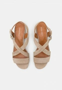 Anna Field LEATHER - Sandalias - Grey, Mujer -ANNA FIELD Ventas 9634364382614164901f224879246551