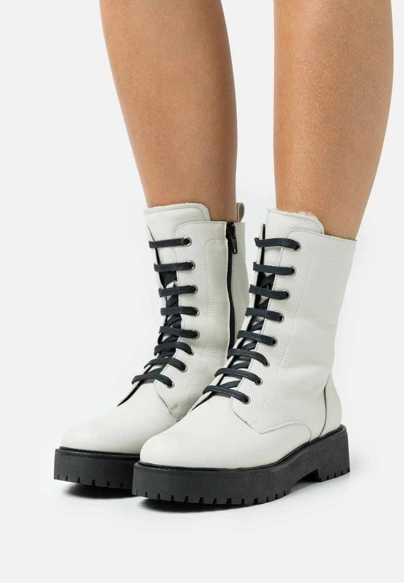 Anna Field LEATHER - Botines Con Plataforma - Offwhite, Mujer 3 Anna Field LEATHER - Botines Con Plataforma - Offwhite, Mujer