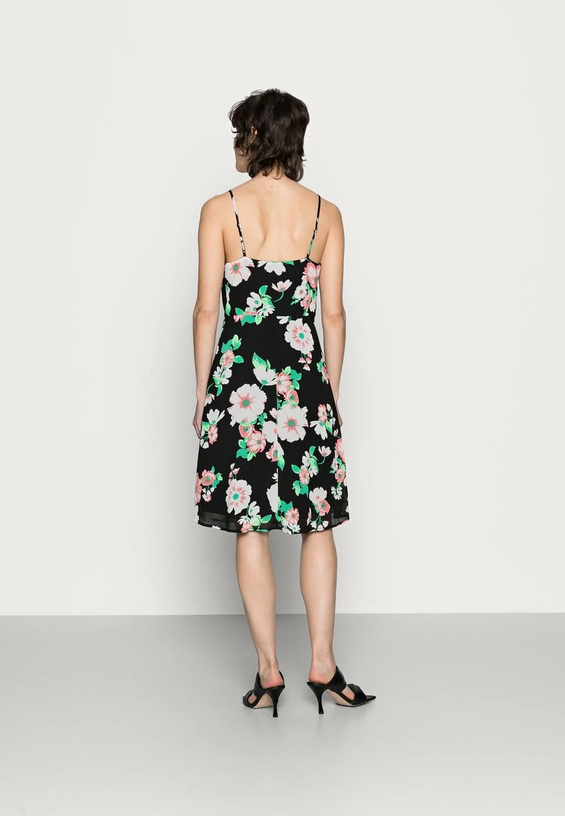 Anna Field STRAPPA FIT AND FLARE - Vestido Informal - Black/pink, Mujer 5 Anna Field STRAPPA FIT AND FLARE - Vestido Informal - Black/pink, Mujer - Imagen 3