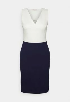 Anna Field Vestido Ligero - White/dark Blue, Mujer