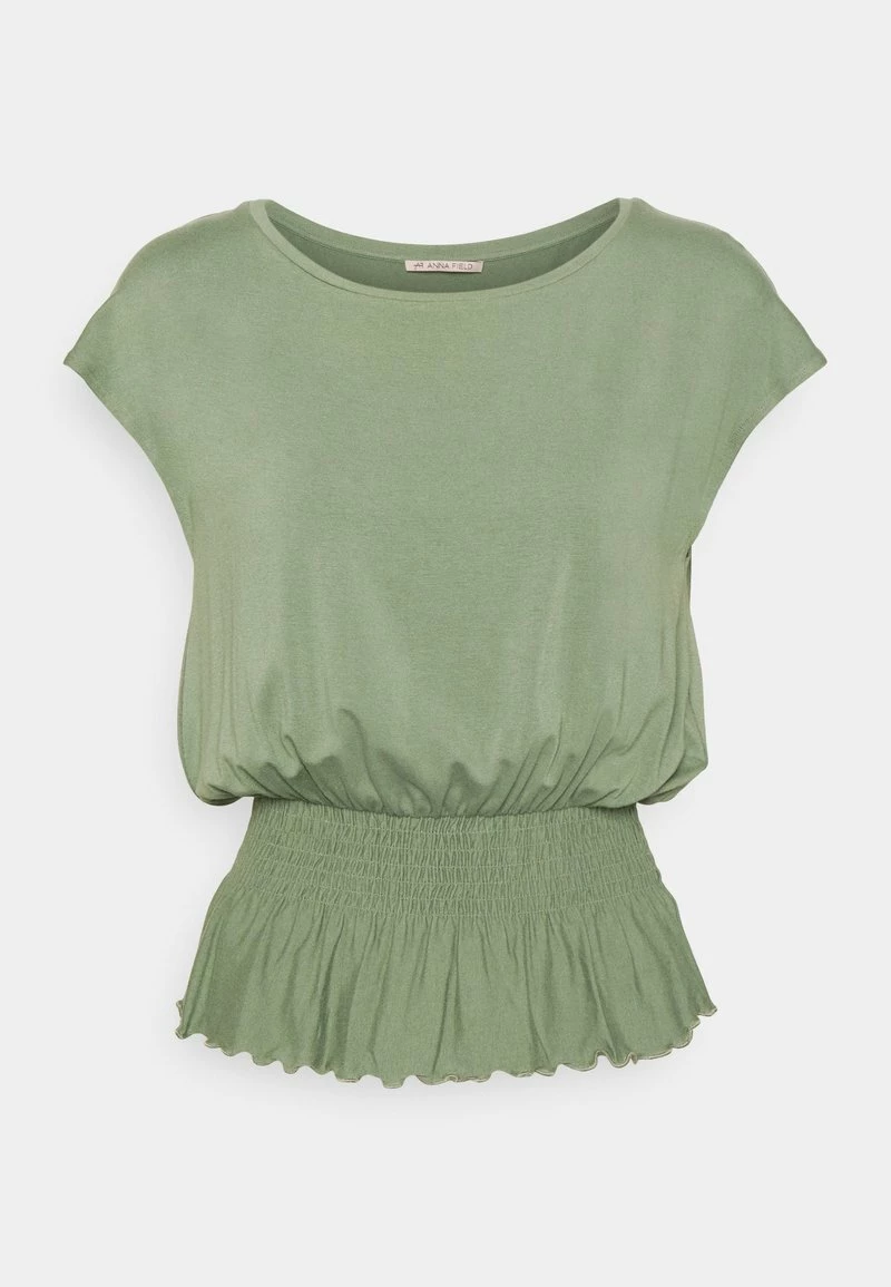 Anna Field Camiseta Básica - Light Green, Mujer 6 Anna Field Camiseta Básica - Light Green, Mujer - Imagen 4