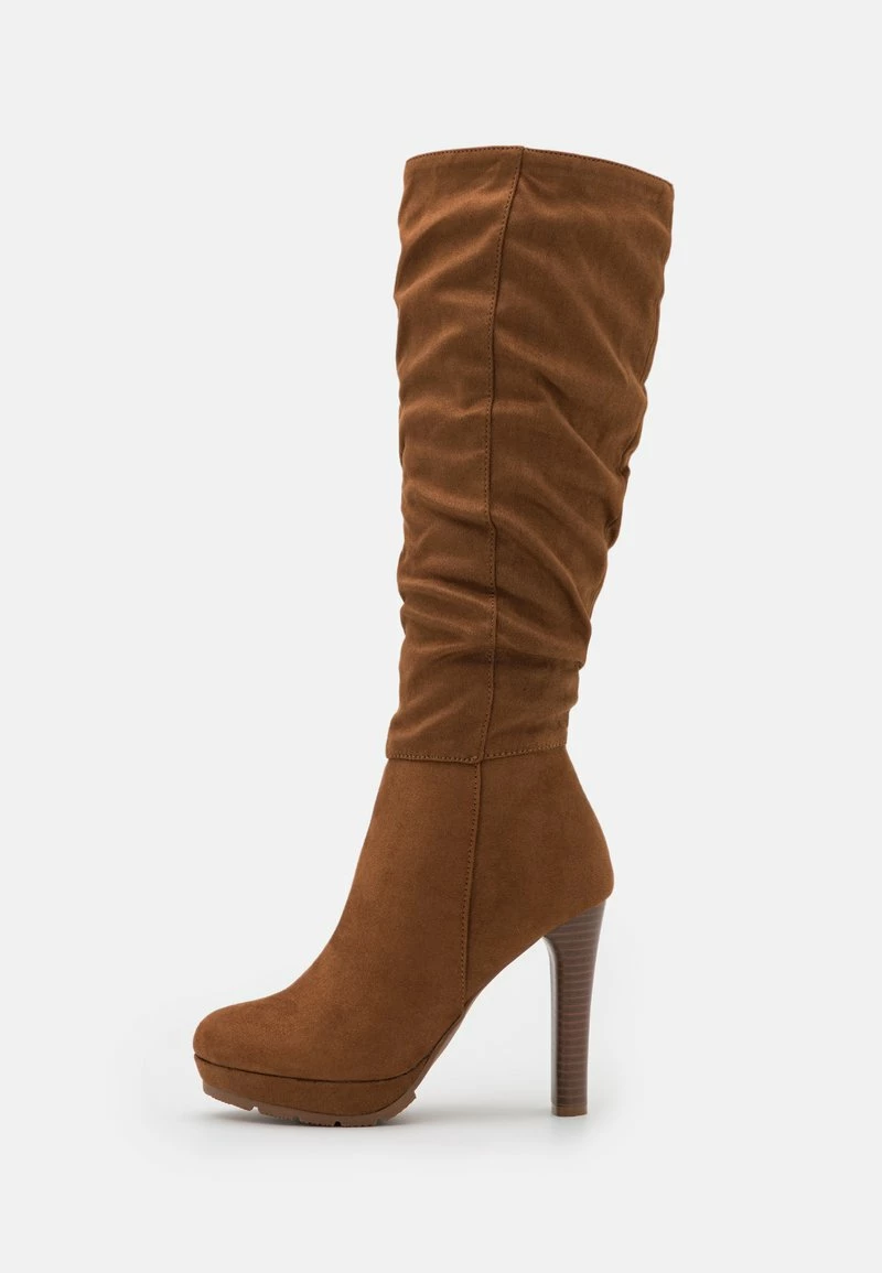 Anna Field Botas De Tacón - Cognac, Mujer 4 Anna Field Botas De Tacón - Cognac, Mujer - Imagen 2