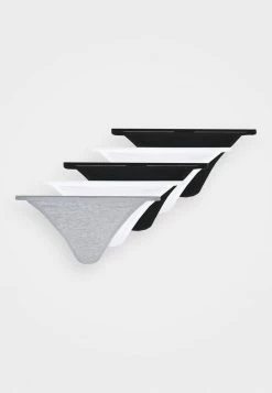 Anna Field 5 PACK - Tanga - Grey/black, Mujer