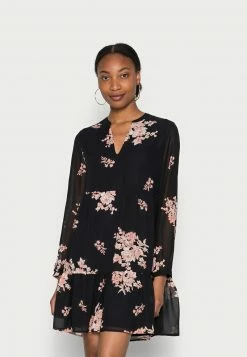 Anna Field Vestido Informal - Black/pink, Mujer