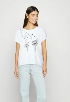 Anna Field Camiseta Estampada - White, Mujer