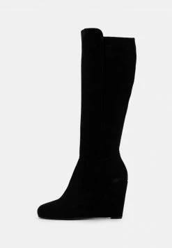 Anna Field LEATHER - Botas De Cuña - Black, Mujer -ANNA FIELD Ventas 9c5570ef84944c85bc48099bf1cce62c