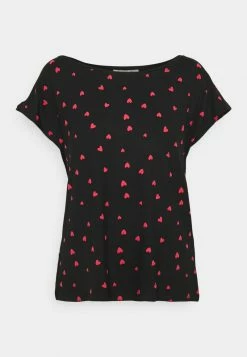Anna Field Camiseta Estampada - Black, Mujer