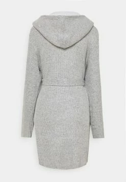 Anna Field RIBBED BATHROBE - Albornoz - Grey, Mujer -ANNA FIELD Ventas 9d15b830d65642899f90cc48cecec26a