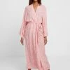 Anna Field LISHA LONG PRINTED ROBE - Albornoz - PINK, Mujer