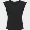 Anna Field Camiseta Básica - Black, Mujer