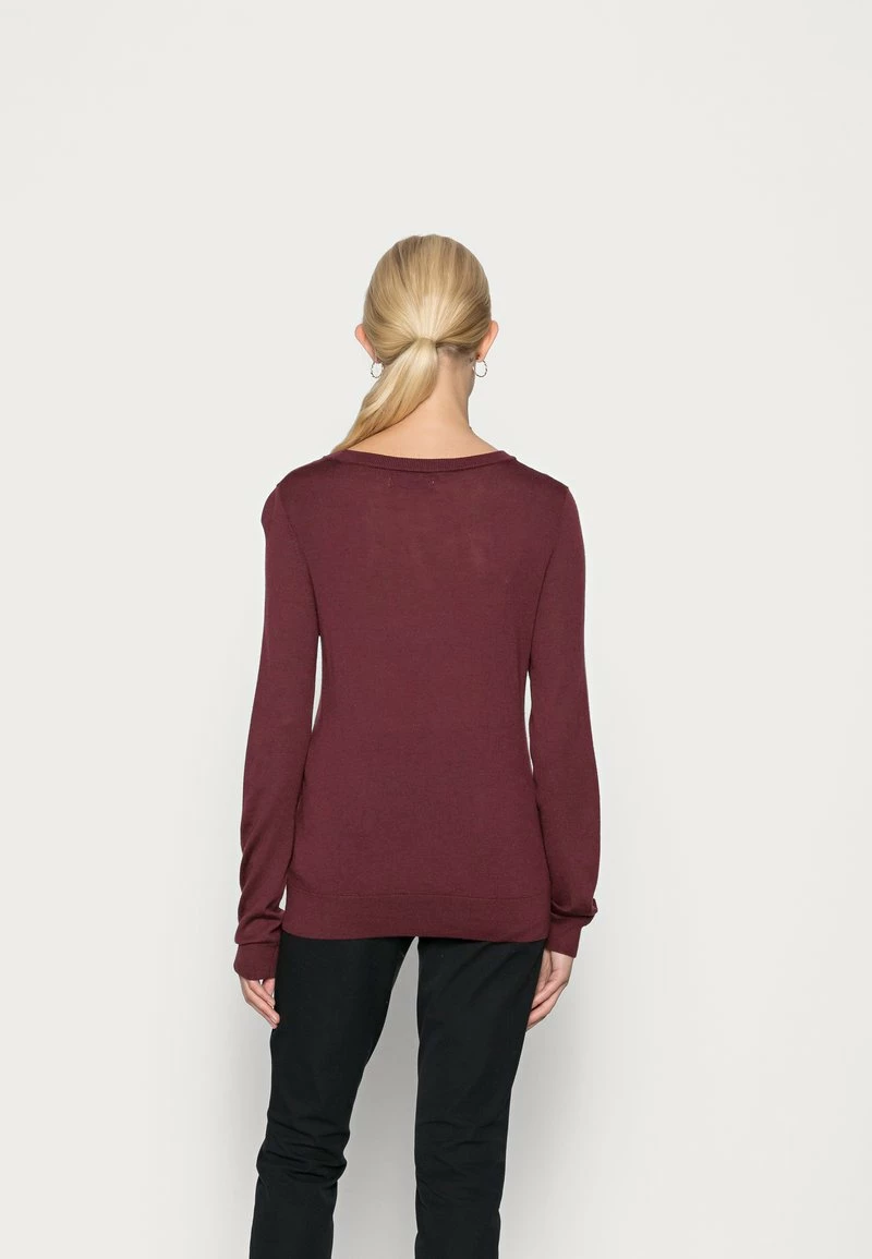 Anna Field MERINO WOOL JUMPER - Jersey De Punto - Bordeaux, Mujer 5 Anna Field MERINO WOOL JUMPER - Jersey De Punto - Bordeaux, Mujer - Imagen 3