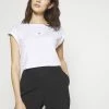 Anna Field Camiseta Básica - White, Mujer