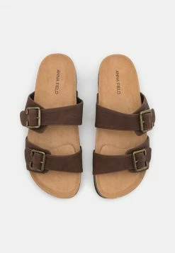 Anna Field Pantuflas - Dark Brown, Mujer -ANNA FIELD Ventas a634cb1d81db4f5e978dc8d6e7644218