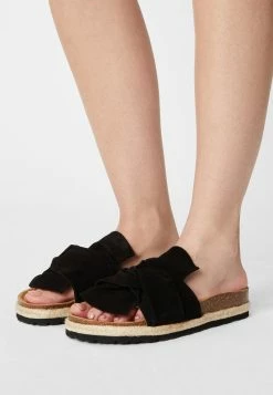 Anna Field COMFORT LEATHER - Pantuflas - Black, Mujer