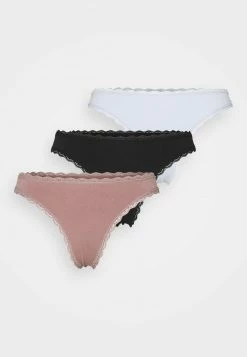 Anna Field 3 PACK SEAMLESS LACE - Tanga - Black/pink/blue, Mujer -ANNA FIELD Ventas a726203f1ec242269a6b5ba1a64a84e4
