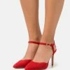 Anna Field LEATHER - Tacones - Red, Mujer