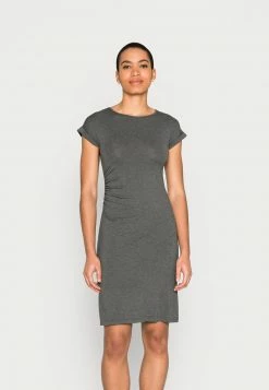 Anna Field Vestido Ligero - Mottled Dark Grey, Mujer