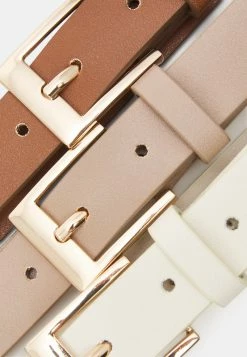 Anna Field 3 PACK - Cinturón - Cognac/off-white, Mujer -ANNA FIELD Ventas aa67a63a6db748f3b7a090d2a0a33add