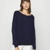 Anna Field RELAXED BOAT NECK - Jersey De Punto - Dark Blue, Mujer -ANNA FIELD Ventas ac99a34b11544cdfa9ef85b0eafc5f37